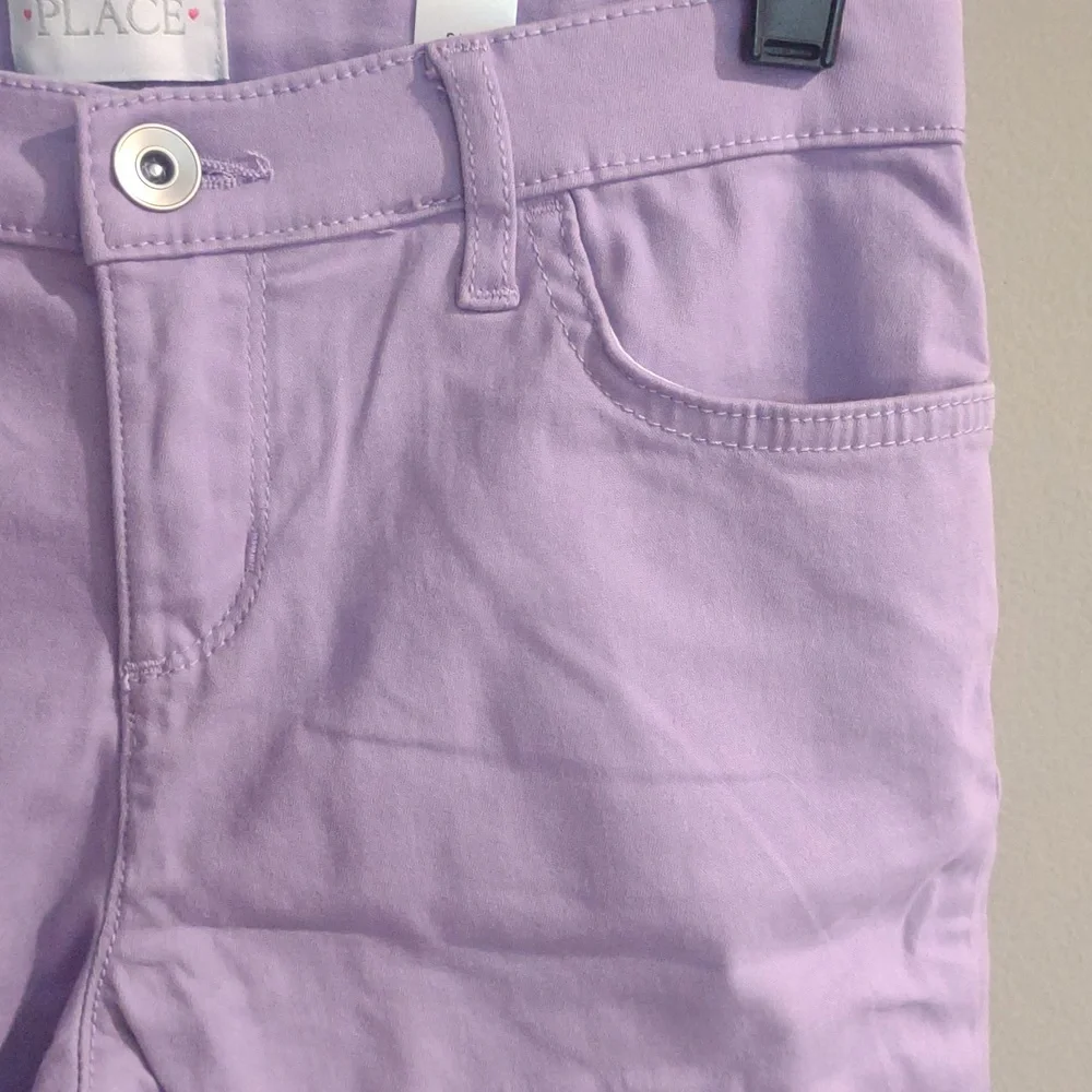 NWT The Children's Place Light Purple‎ Girls 10 Bermudas